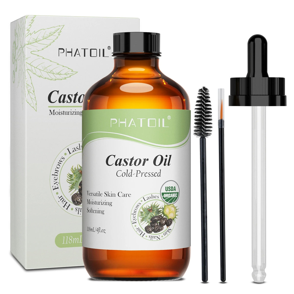 PHATOIL Castor Oil – 100% Natural, Cold-Pressed